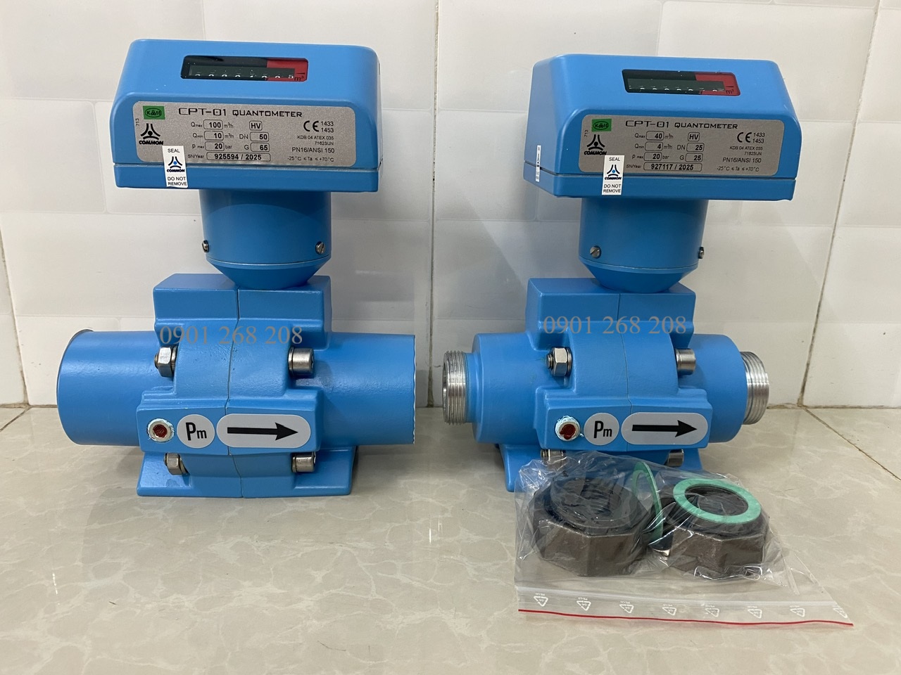 Dong ho do luu luong CPT-01 Quantometer